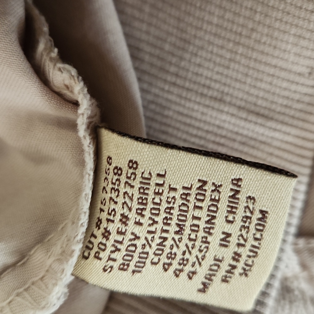XCVI Lysander Knaki Beige Pull-On Cargo Crop Pants Sz XS - Picture 6 of 12